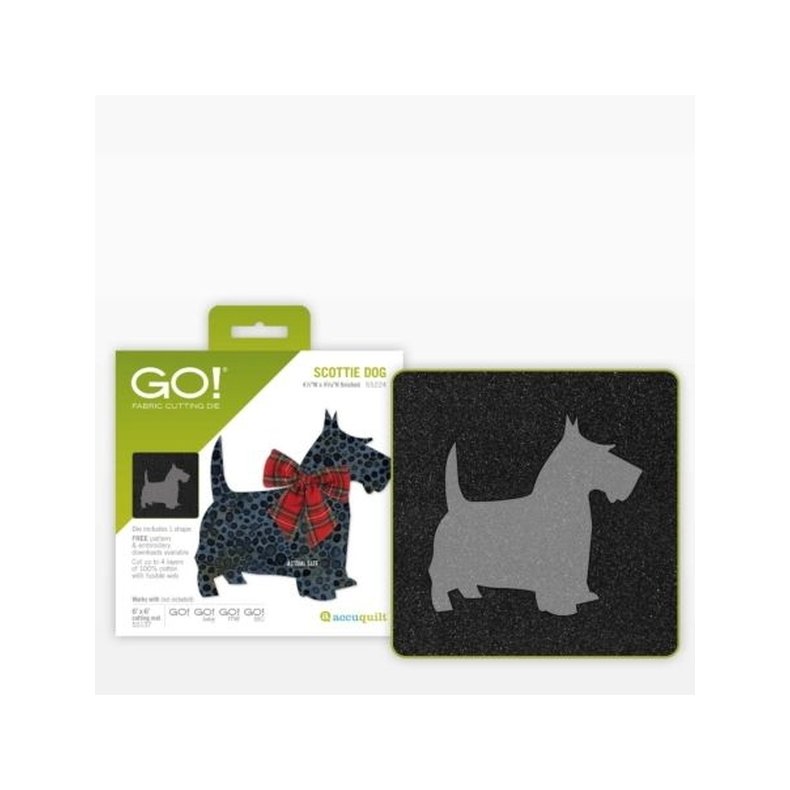 Accuquilt Skabelon - Scottie dog 55224