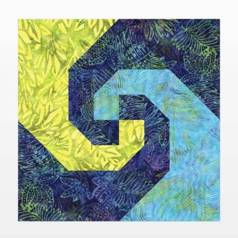 Accuquilt-skabelon Snail's trail 55196