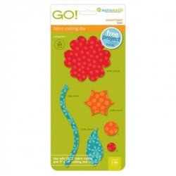 Accuquilt Skabelon - Round flower, blomster 55007