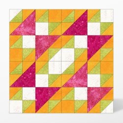 Accuquilt Skabelon - Half square 2", trekanter 55063