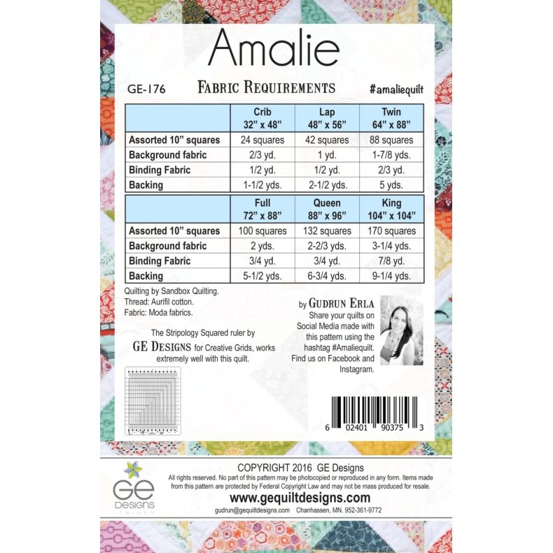 Patchworkm�nster - Amalie