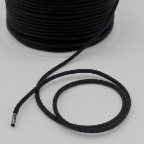 Anoraksnor sort 3,5 mm