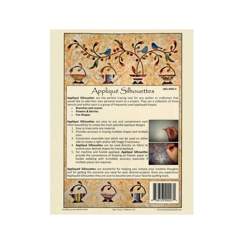 Patchworkskabeloner - Applique Silhouettes