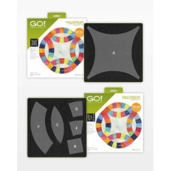 Accuquilt Skabelon - Double wedding ring (11�") 55078