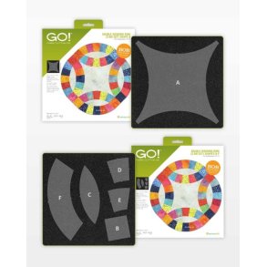 Accuquilt Skabelon - Double wedding ring (11�