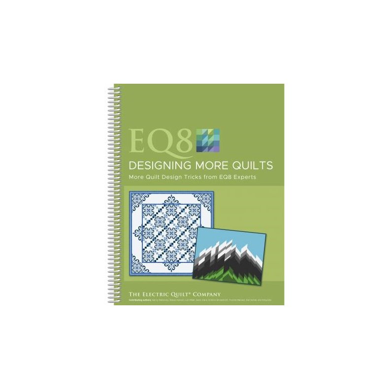 Patchwork Designsoftware Bog - EQ8 Designing more quilts