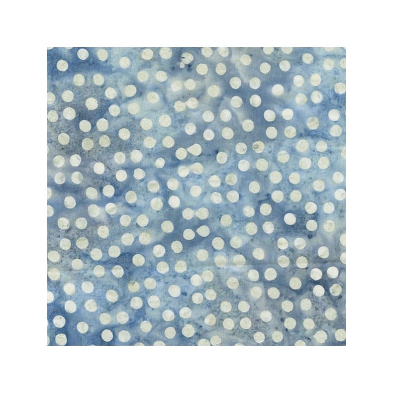 Batikstof - Dots Great Sky