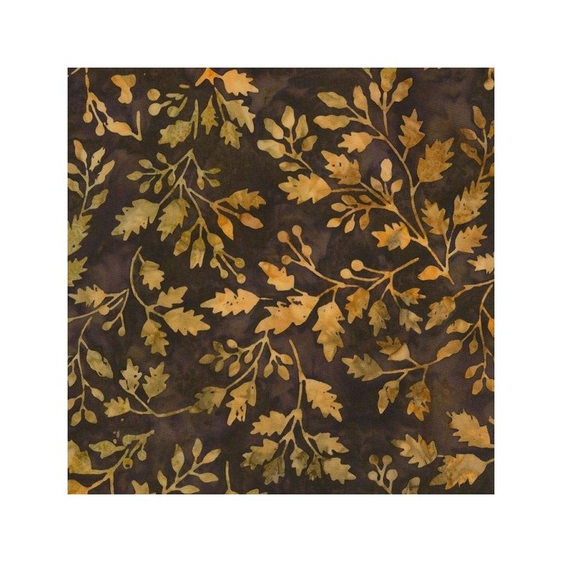 Batikstof - Tonga Leaves Coffee