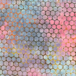 Batikstof - Tonga Circle Cascade