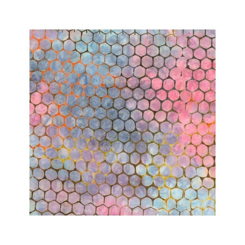 Batikstof - Tonga Circle Cascade