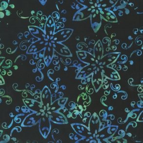 Batikstof - Jacquelines Legend Black