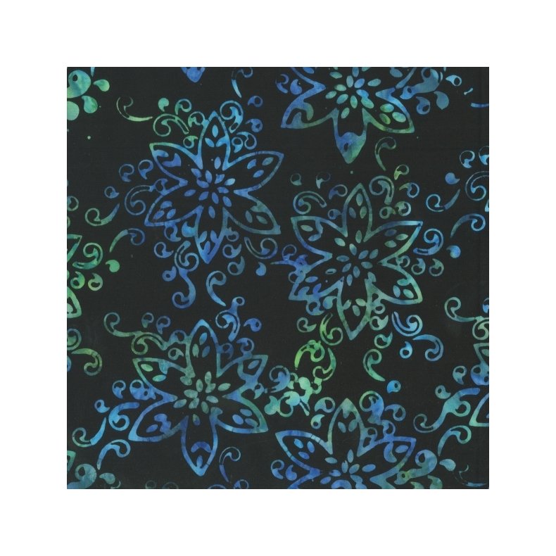 Batikstof - Jacquelines Legend Black