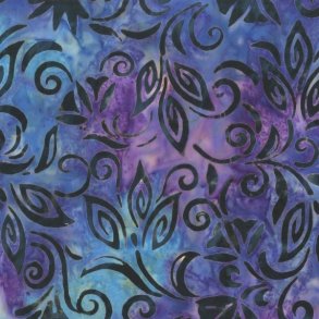 Batikstof - The Old Guitarist Black