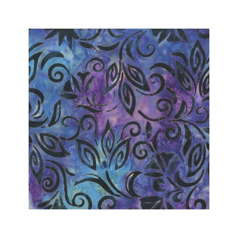 Batikstof - The Old Guitarist Black