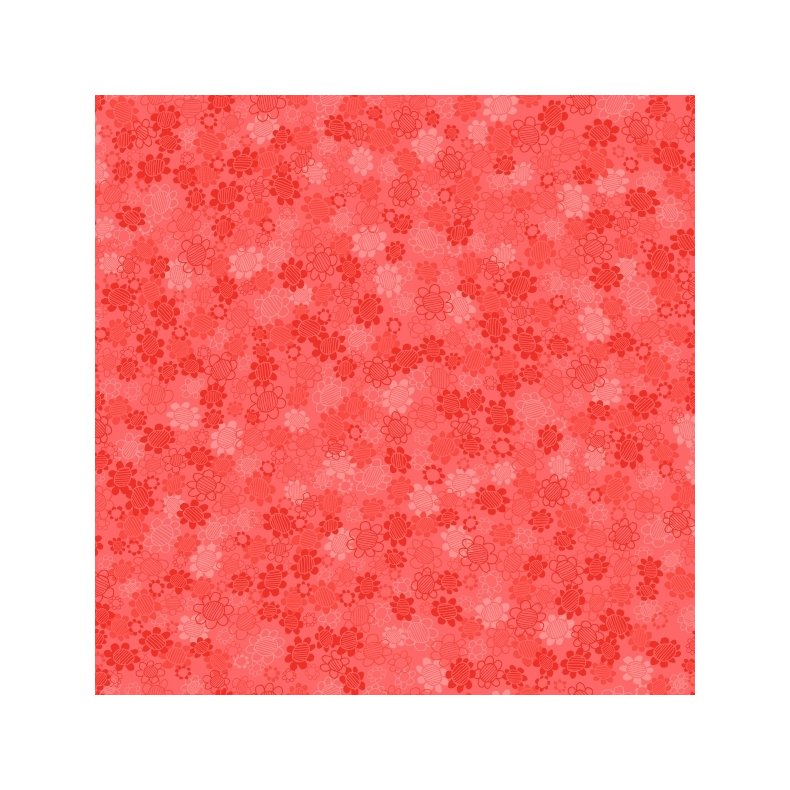 Tone-i-tone basisstof - Flower Power Flamingos