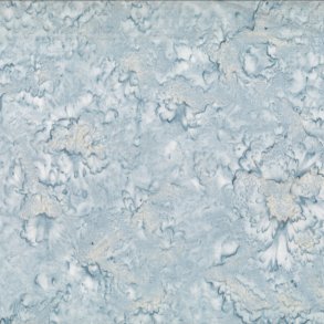 Batikstof - Ensfarvet meleret lys gr� - Ice Watercolor