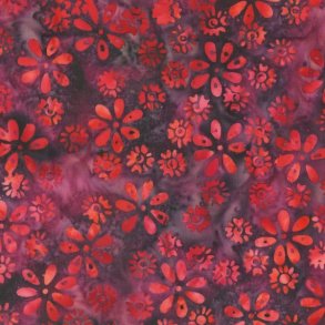Batikstof - Jacquelines Magical - raspberry