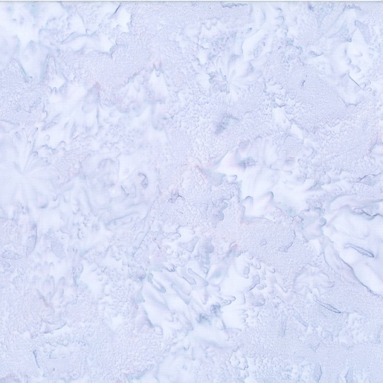 Batikstof - Ensfarvet Meleret - Hyacinth