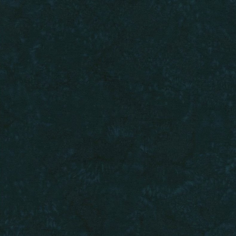 Batikstof - Ensfarvet meleret bl�gr�n - Abyss