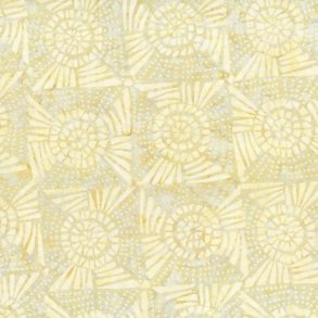 Batikstof - Quilt blocks - Dark cream