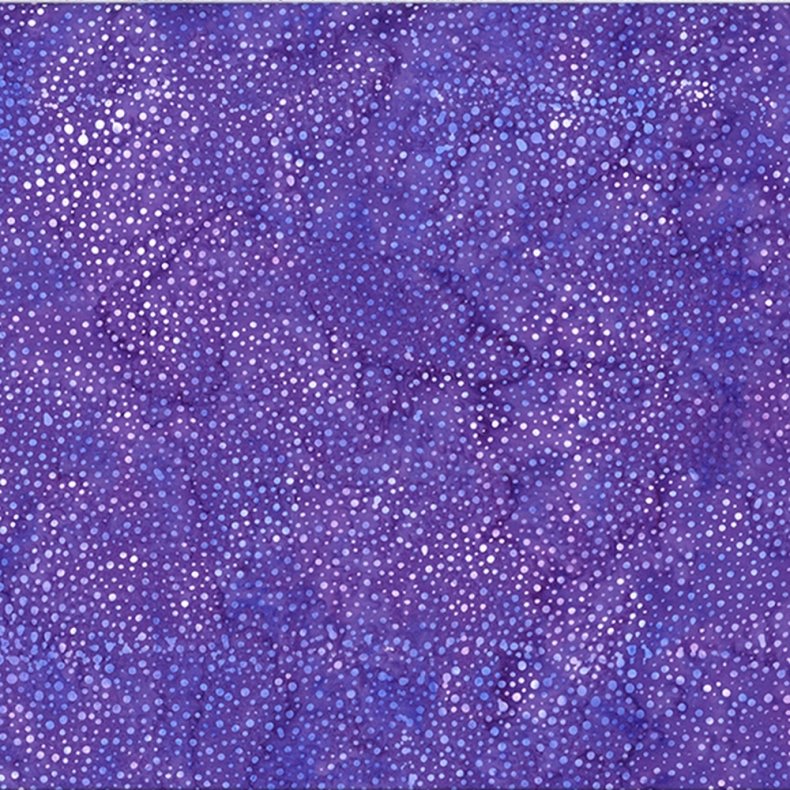 Batikstof - Dot - Iris