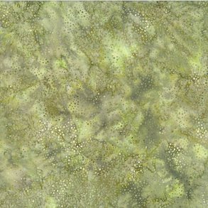 Batikstof - Dot - Olive