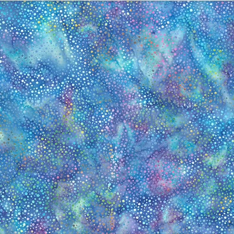 Batikstof - Dot - Rainbow