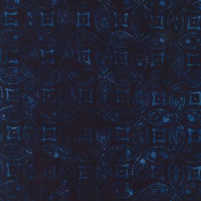 Batikstof - Dots Indigo
