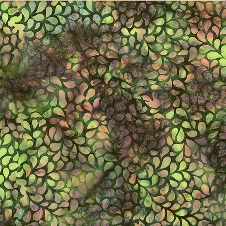 Batikstof - Dr�be - Bonsai