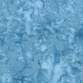 Batikstof - Ensfarvet meleret - Ceylon