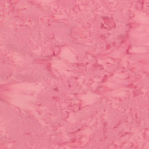 Batikstof - Ensfarvet Meleret Lyser�d - Camelia