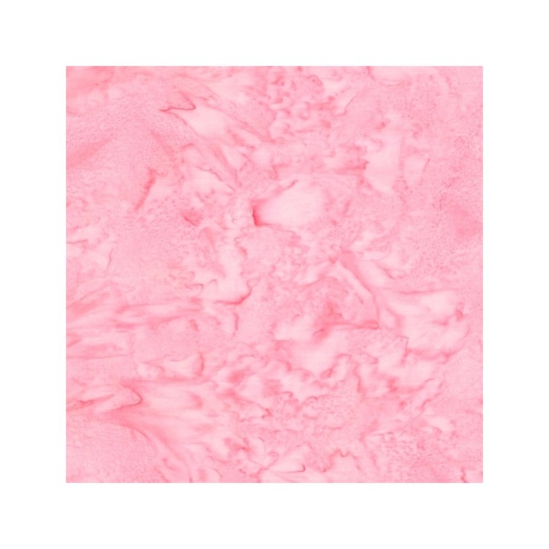 Batikstof - Ensfarvet Meleret Lyser�d - Pixie