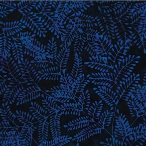 Batikstof - Fern Hyacinth