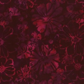 Batikstof - Flowers - Haven