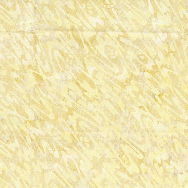 Batikstof - Freeform Cream