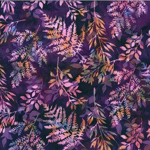 Batikstof - Huckleberry - Marsala