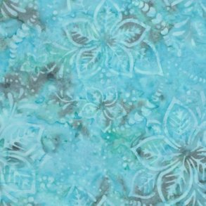 Batikstof - Hibiscus Island