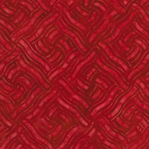 Batikstof - Knit Red