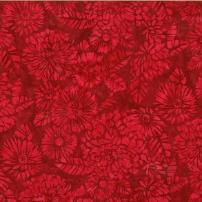 Batikstof - Lovestitch - Red velvet