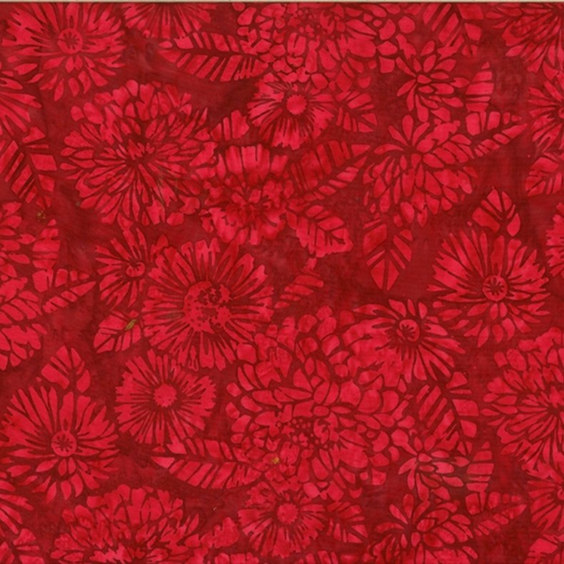 Batikstof - Lovestitch - Red velvet