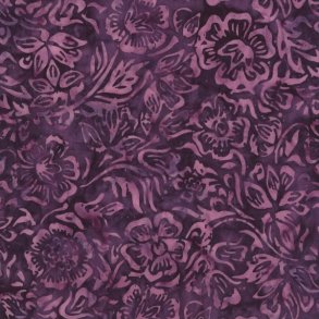 Batikstof - Orchid Lilla