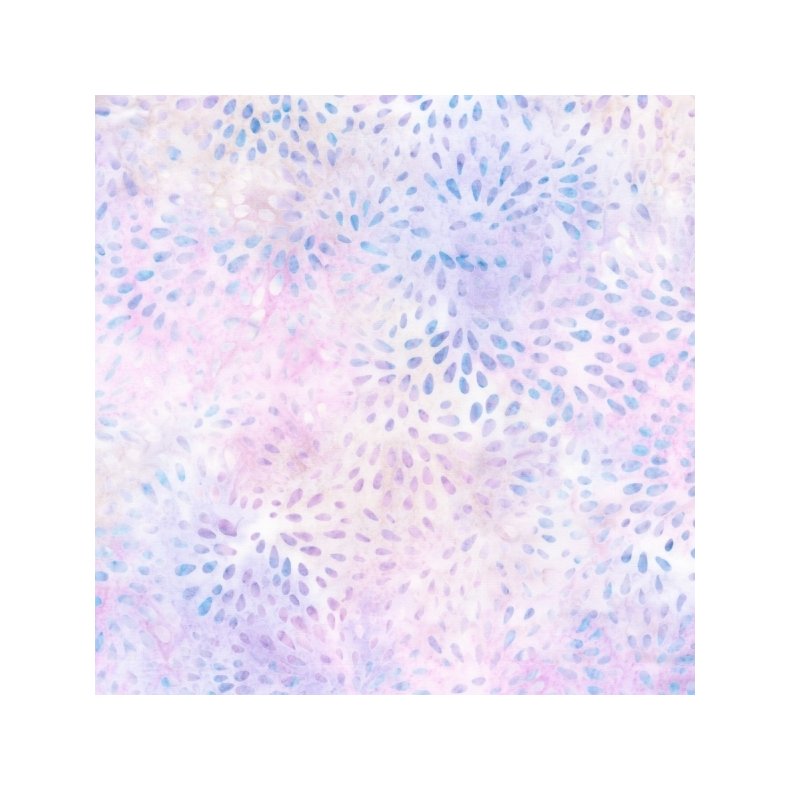 Batikstof - Petals Lilac