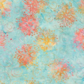 Batikstof - Pinwheel Surf