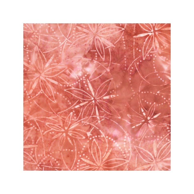 Batikstof - Sand Dollar Cranberry