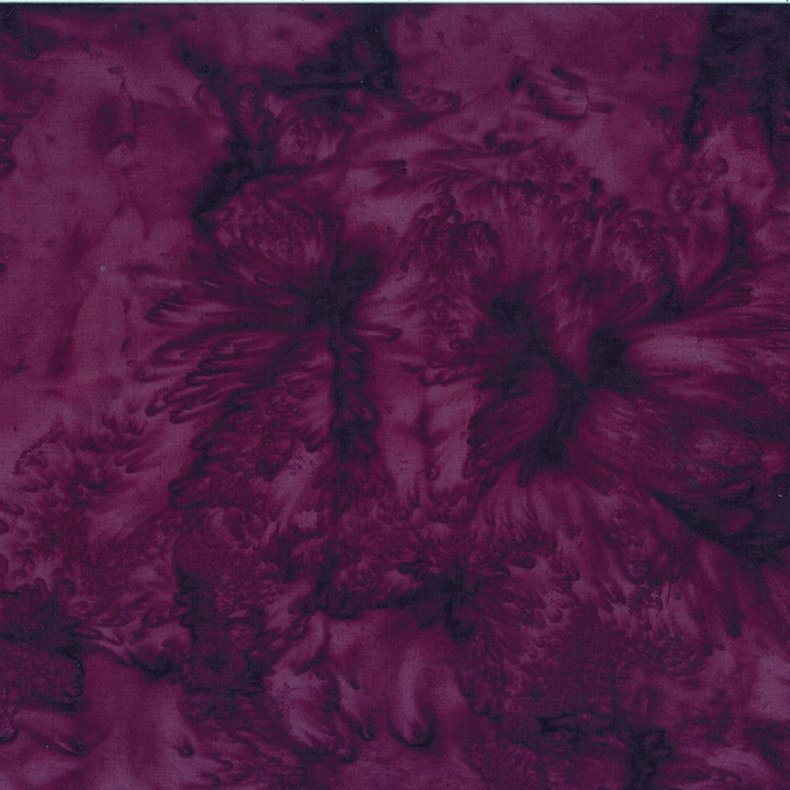 Batikstof - Ensfarvet Meleret - Sonoma