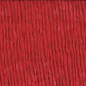 Batikstof - Stripe Scarlet