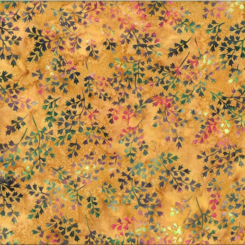 Batikstof - Twig - Dijon