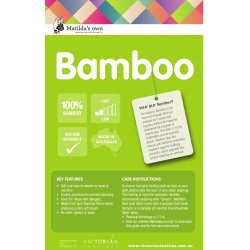 Matilda Bamboo - Bambus mellemfoer 200 x 240cm