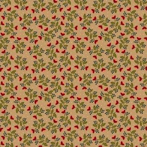 EQP Patchworkstof - In Flanders fields - Biscuit brown