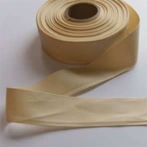 Bomuldsb�nd 30mm Fv. 702 R�hvid / Ubleget